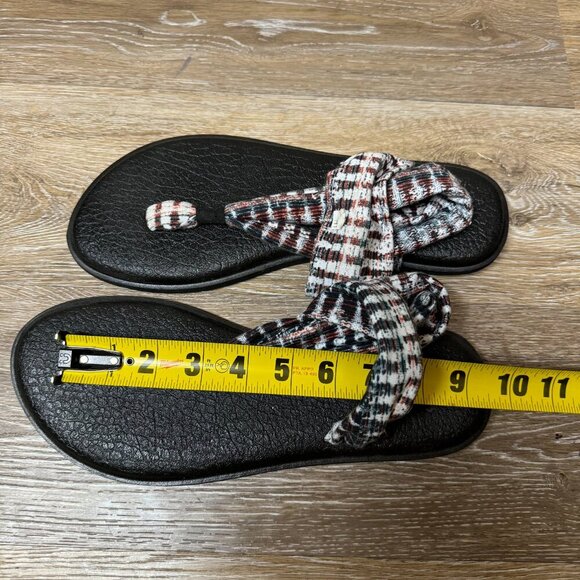 Sanuk Yoga Mat Sling 2 Prints Sandals Women's Size 9.5 - Picture 5 of 7